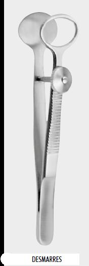 Пінцет ДЕСМАРРЕСА (DESMARRES) для халязіону, 9 см (cm) ф. 1